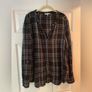 Calvin Klein Ladies Blouse - XL black/white